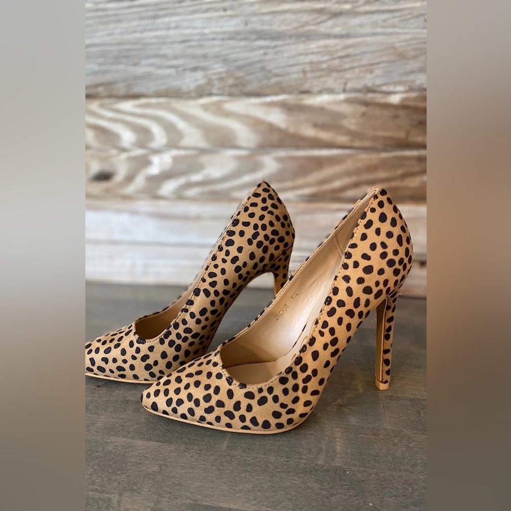 Anthropologie Ccocci Jackie Cheetah Heels